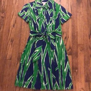 Lilly Pulitzer Green and Blue Dress